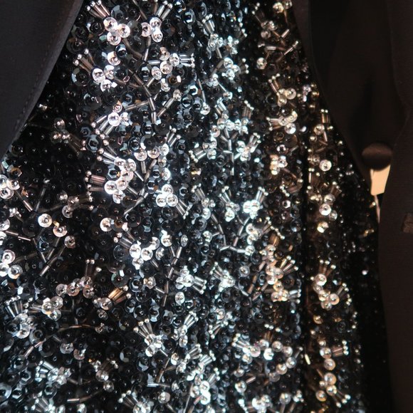 Sunny Names Collection Color: Black 3pc. Pant Suit w/ Sequin Top - Sz. 6 - Picture 3 of 4